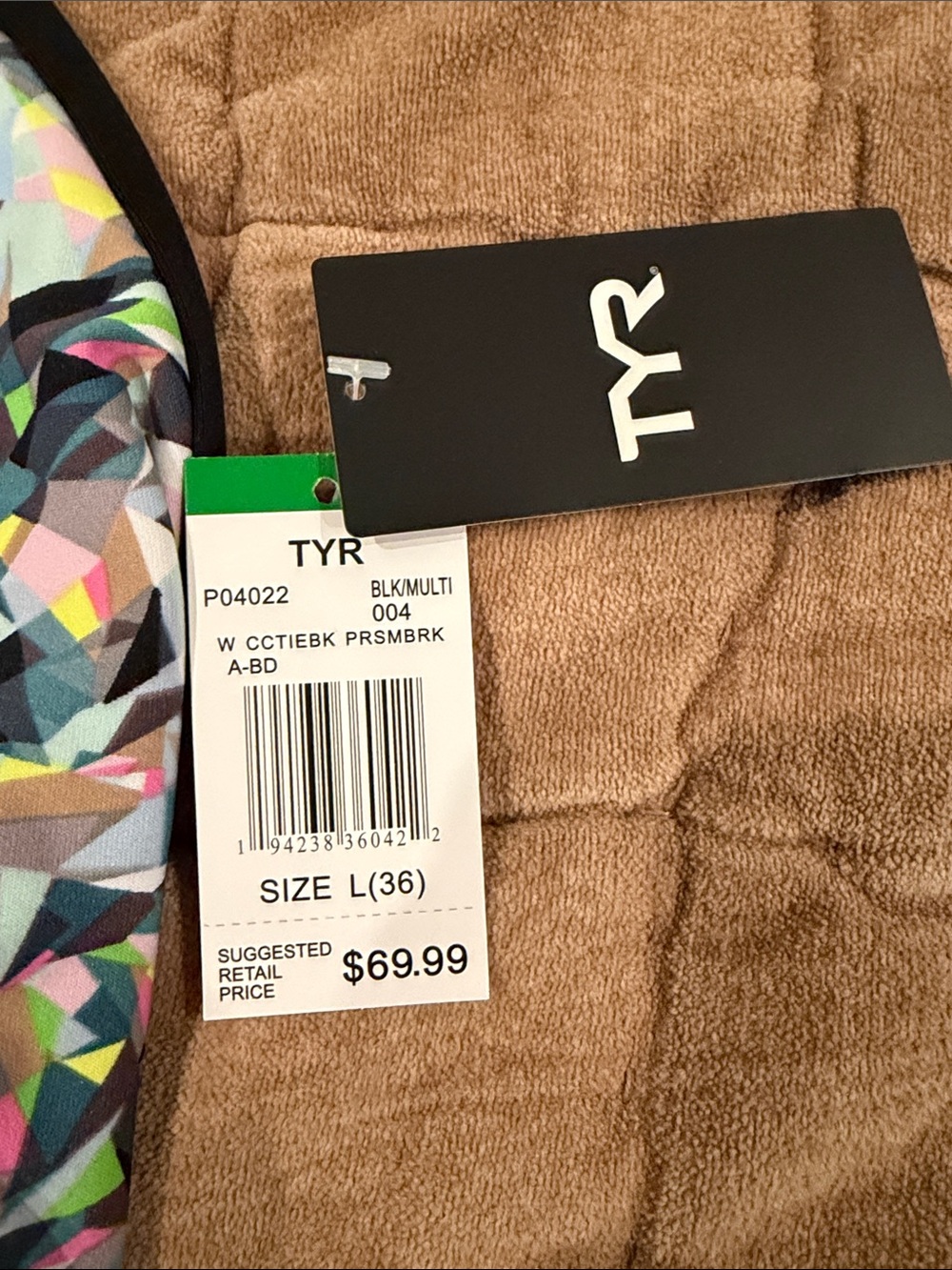TYR Prism Break Geometric One-Piece Swimsuit - Picture 2 of 5